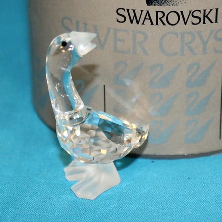 Swarovski Crystal Figurine, Gosling Dick, Goose (174963) 1.7
