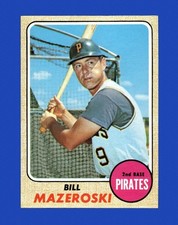 1968 Topps Set-Break #390 Bill Mazeroski EX-EXMINT *GMCARDS*