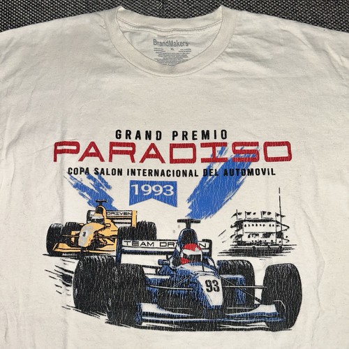 Rare Vintage 1993 Grand Prix Formula 1 Racing T-Shirt Mens Size XL F1 Indy Car