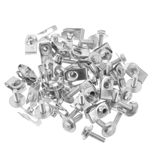 Metal Car U Shape Clip and Bolt Fastener Kit Auto Body Clips | eBay ...
