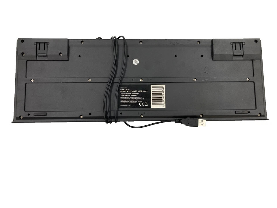 Speedlink SL-6411-BK-01 Bedrock Keyboard - kabelgebunden (USB), schwarz - Bild 2 von 3