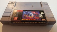 Power Rangers The Fighting Edition (Super Nintendo SNES, 1995) Authentic Tested 
