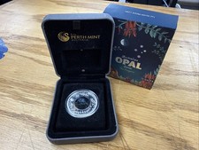 2013 Proof Opal Kangaroo 1 Ounce Silver Round Australia Perth Mint Opal