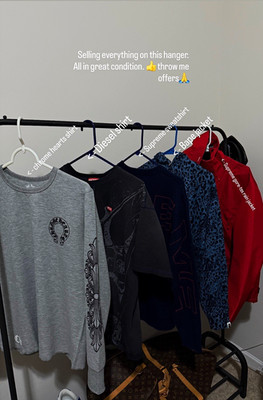 Chrome hearts , diesel, supreme, and bape