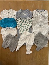 Carter's, Gerber, Others Infant Boys Clothing Lot of 11 Size Newborn