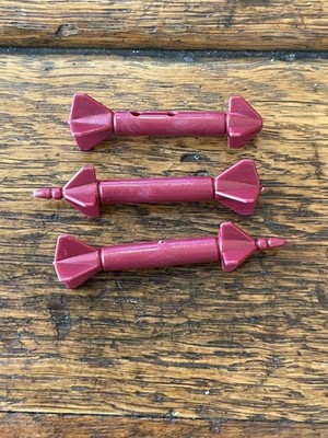 3 Vintage 1989 Hasbro G.I. Joe Devastator Battlefield Robot Missiles No Vehicle 