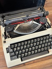1970s Adler Meteor 12 Electric Portable Typewriter with Case thumbnail