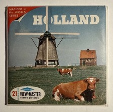 View-Master HOLLAND - B190 - 3 Reel Set  Booklet V3 