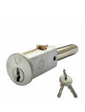 Replacement Roller Shutter Bullet Lock Round Face Security Pin Locks (Key Alike)