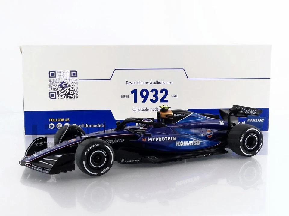 SOLIDO 1/18 - WILLIAMS FW46 - SAUDI ARABIAN GP 2024 (L. SARGEANT) S1814402 - 421