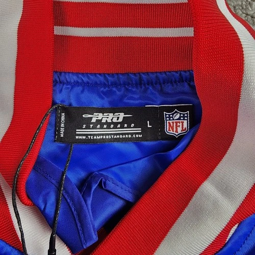 Pro Standard Buffalo Bills Varsity Jacket Mens L Blue NWT Satin NFL Bomber Sport image 4