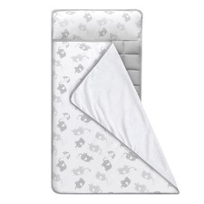 Nap Mat with Fleece Minky Blanket, Lightweight, Soft Perfect for Preschool, D...