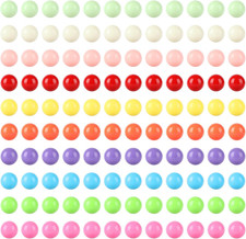 0.47 Inch 12Mm Game Replacement Marbles Balls,120Pcs Solid Color Acrylic Balls