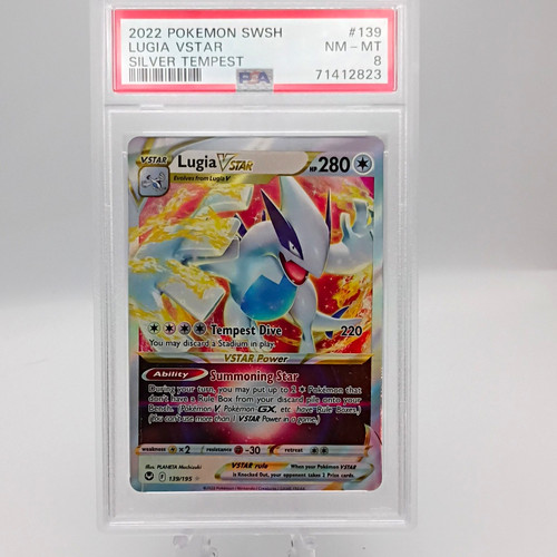 Lugia VSTAR graded PSA 8 for sale on eBay