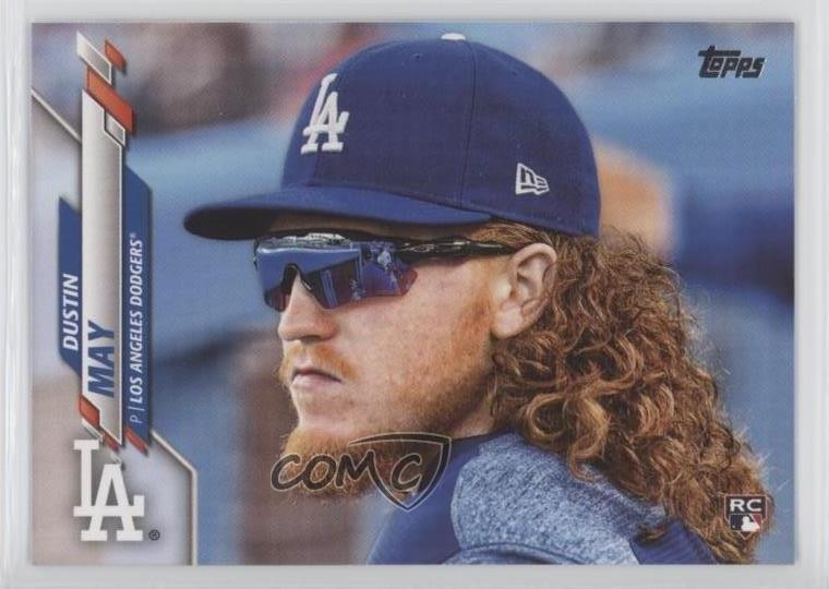 2020 Topps Photo Variation SP Photo Variation (Sunglasses) Dustin May #235 0c4