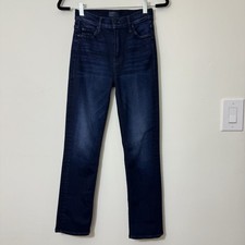 Mother The Mid Rise Dazzler Ankle Straight Leg Jeans Size 25 Stretch