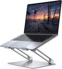 Adjustable Laptop Stand, Portable Laptop Riser, Aluminum Laptop Stand for Des...