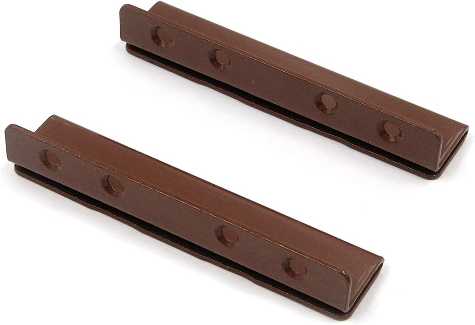 2 PCS Bed Frame Post Double Hook Slot Bracket Hanging Piece Bed Hook Plates w... - Image 4 of 4