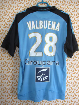 Maillot Extérieur OM 2012-2013 – Valbuena N°28 – Taille S – Adidas Vintage
