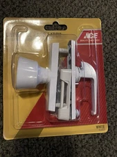 5299151 ACE Universal Round Knob Latch Storm/Screen Door White Hardware (NIP)