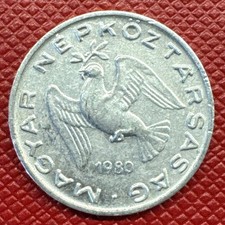 Hungary 1980-BP Aluminum 10 Filler. KM# 572