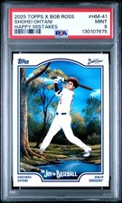 2025 TOPPS X BOB ROSS THE JOY OF HAPPY MISTAKES #HM-41 SHOHEI OHTANI PSA 9