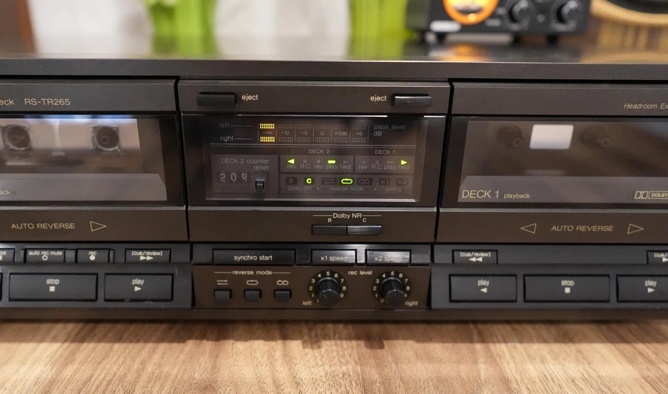 Technics RS-TR265 Stereo Cassette Tape Player/recorder. Fully Serviced Dolby B/C - image 3 of 4