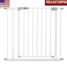 Pressure Fit Safety Gate Extendable Pets Baby Easy Install Doorway Stairs New