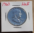 1963 Franklin Silver Proof Half Dollar