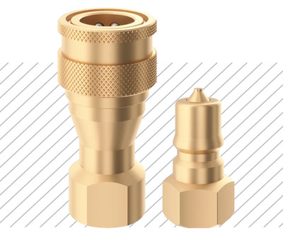 SCHNELLSPANNVERSCHRAUBUNG ISO B KUPPLUNG MESSING BSP VERBINDER 1/4''- 1'' BSP VOLLSORTIMENT
