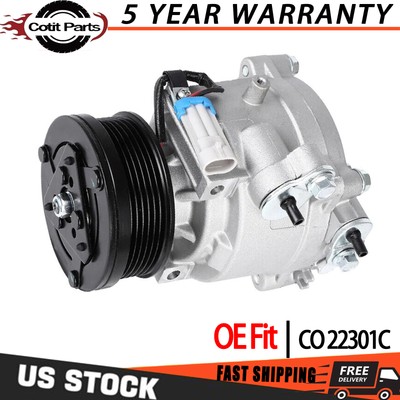 NEW A/C AC Compressor CO 22301C For Buick Encore Chevrolet Trax Sonic L4 1.4L