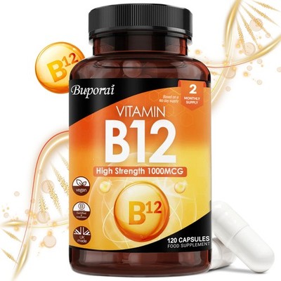 Vitamin B12 Kapseln 1000mcg - Gesundheit Des Gehirns Und Des Nervensystems