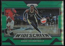 2022-23 Panini Prizm WNBA Widescreen Green Arike Ogunbowale Dallas Wings #9