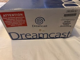 Sega Dreamcast White Console FAULTY Spares Or Repair Sold As Seen Boxed