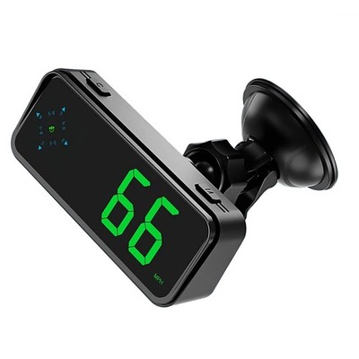 Portable Mini LED Digital Speedometer for GPS Car HUD Head Up Display MPH/KMH