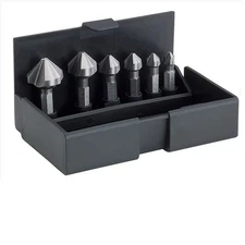 set of 6 countersink hssatt.1/4 c - code 67300 KRAFTMANN workshop