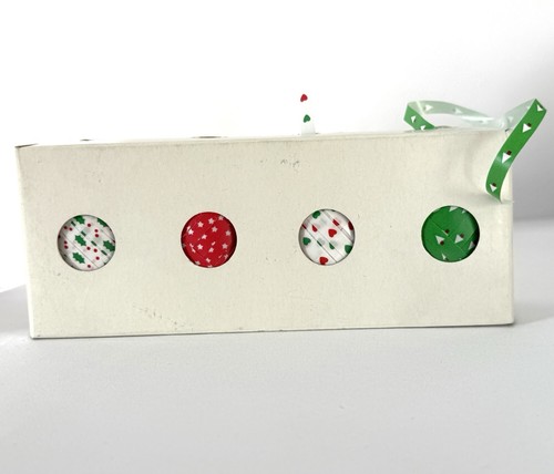 Vintage Christmas Curling Ribbon 1990 Current Inc Made In Taiwan Tree Holly Star