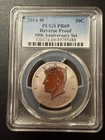 2014-W KENNEDY SILVER HALF DOLLAR REVERSE PROOF 50TH ANNIVERSARY SET PCGS PR69