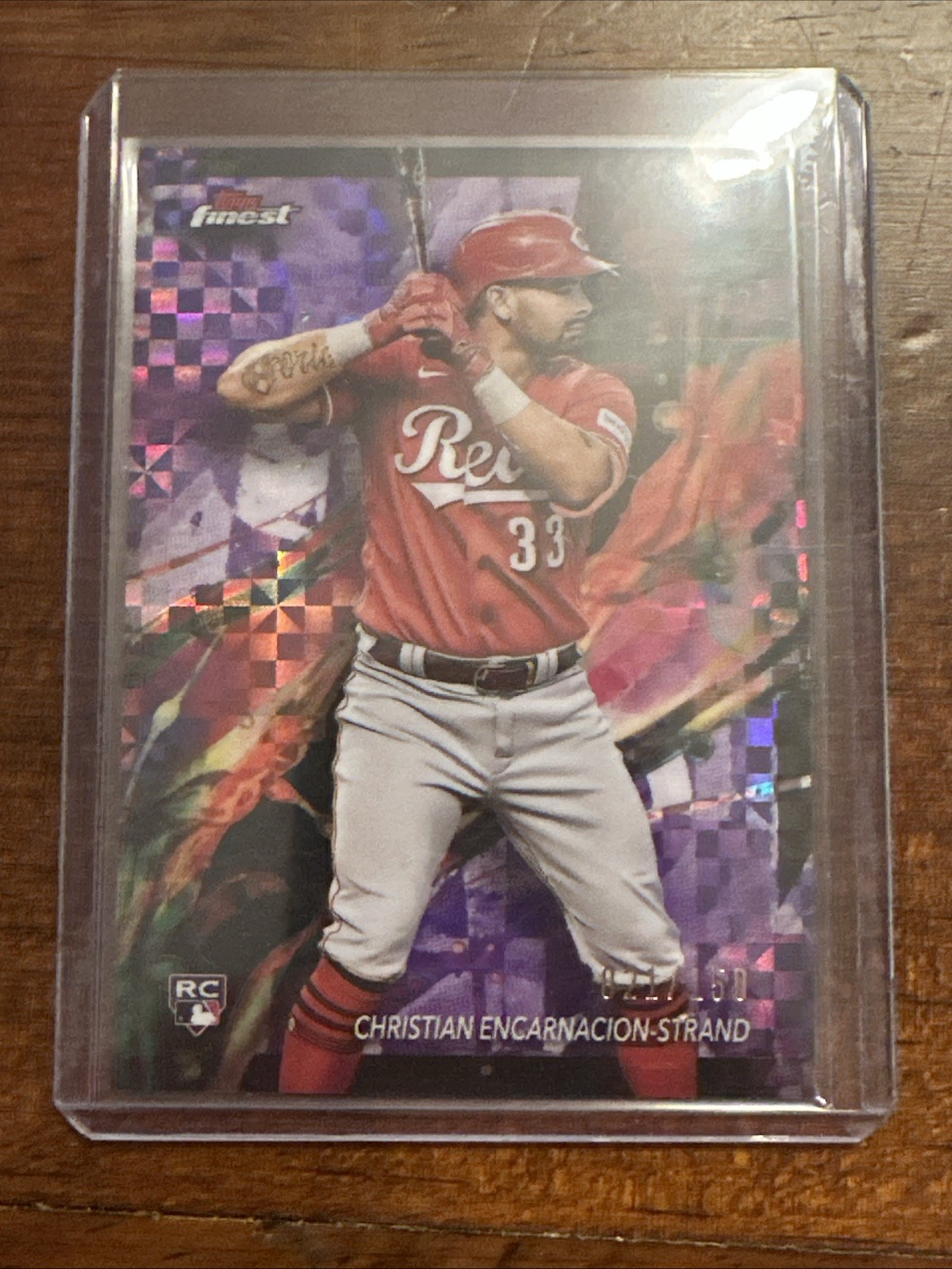2024 Topps Finest - Common Christian Encarnacion-Strand #4 Purple Refractor /250