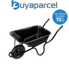 Draper 82755 Metal Tray Contractors Wheelbarrow, 85L
