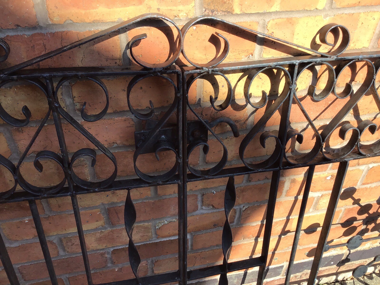 Reclaimed Heavy Wrought Iron Gates eBay