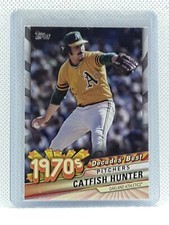 Catfish Hunter 2020 Topps Series One Baseball - Decades Best - Oakland Athletics