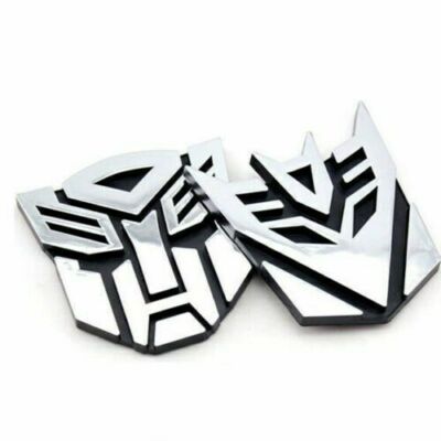 New Universal 3D Autobot Logo Sticker Transformers Emblem Badge Graphics Decal 