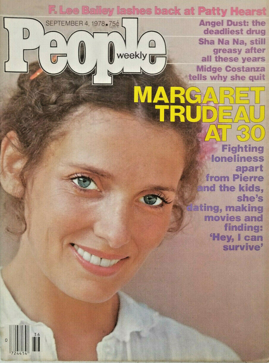 People Weekly September 4 1978 Margaret Trudeau at 30 - Patty Hearst No Label VG