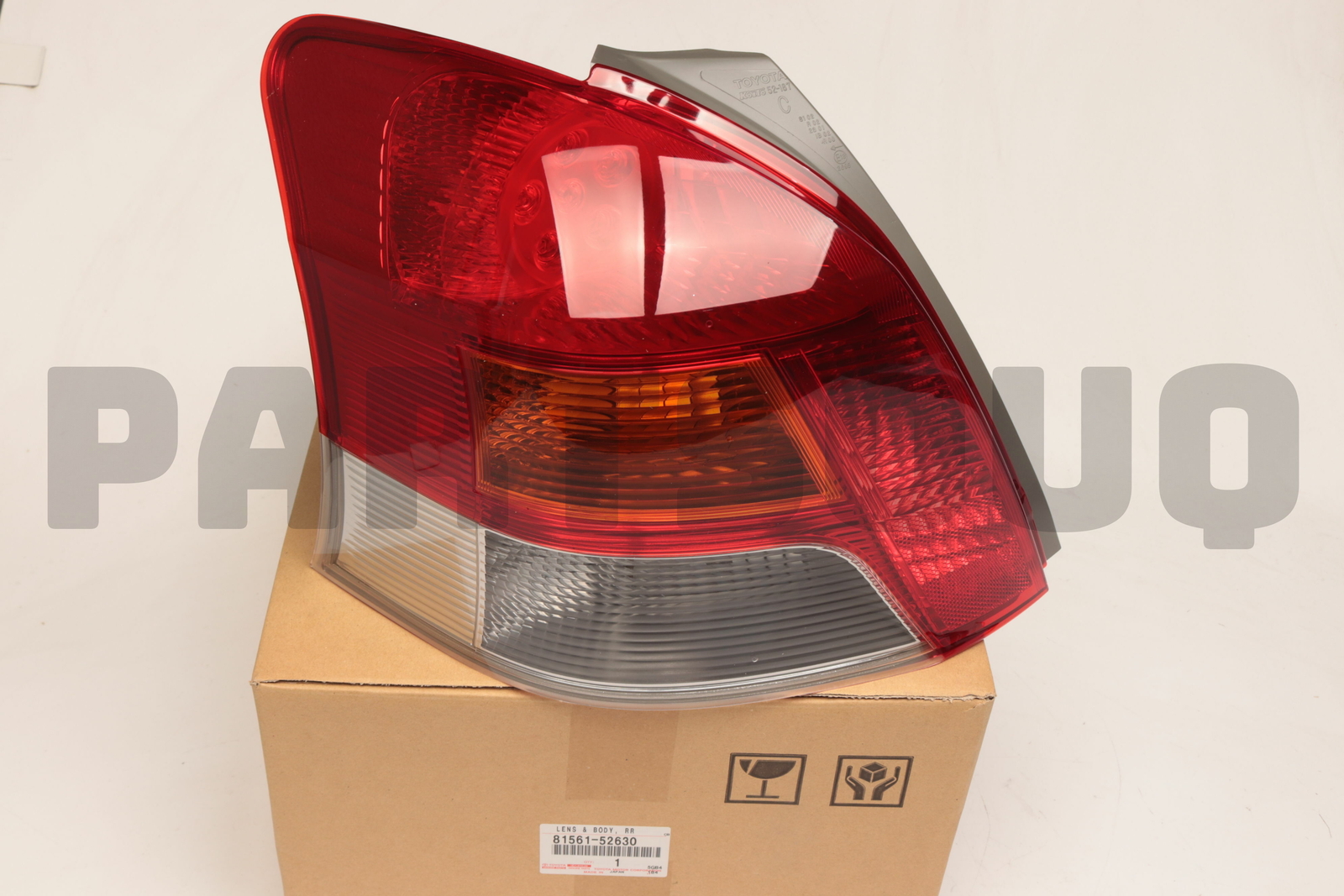 8156152630 Genuine Toyota LENS, REAR COMBINATION LAMP, LH 81561 