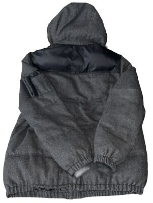 Buffalo David Bitton Rare Heavy Duty Winter Jacket Fur Hood Lined
