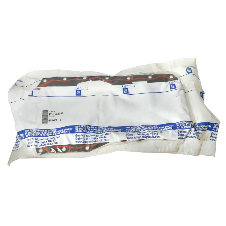 Junta de cárter de aceite genuina GM OEM NOS 24502397 Foto 2 de 3