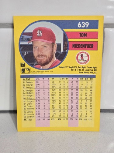 1991 Fleer Baseball #541-720 & Pro Visions Inserts #1-12 You Pick! - 第 185/351 張圖片