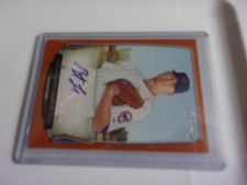 2013 Bowman Barret Loux Prospect Orange Paper Autograph Auto #246/250 Cubs