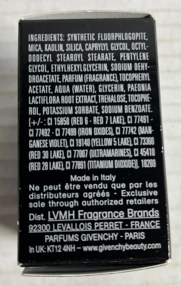 Givenchy Prisme Libre Blush 4-Color Loose Powder Blush #6 Flanelle Rubis 0.15oz - Image 2 of 4